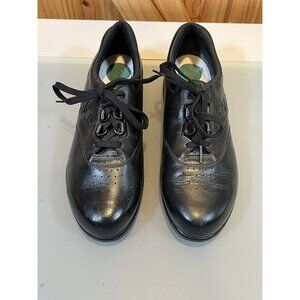 SAS FREE TIME Santolina Comfort Black Leather Shoes Women's Size 8 NARROW